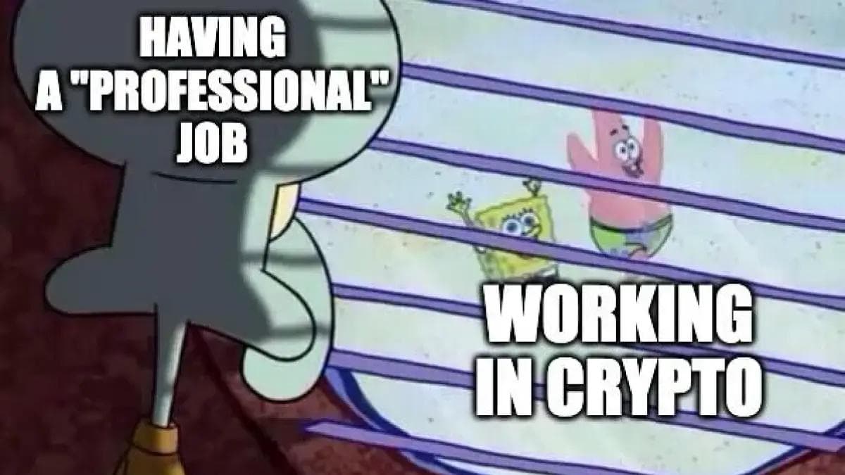 Working in crypto is more fun