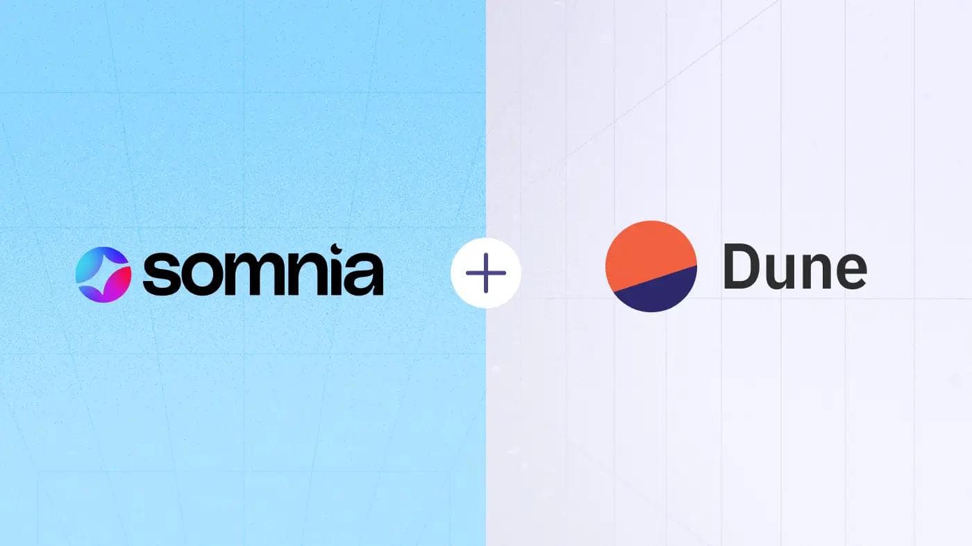 Somnia is now live on Dune!
