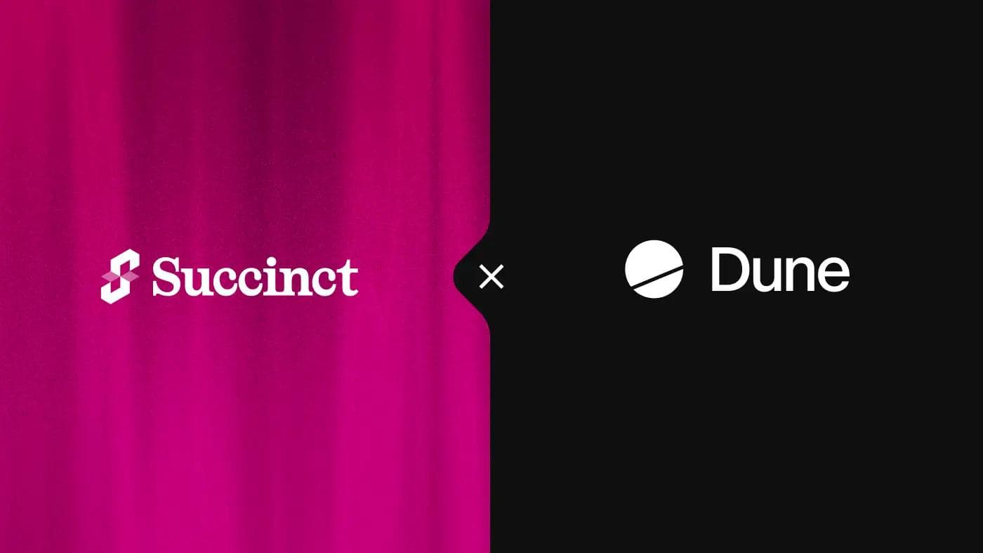 Succinct is now live on Dune!