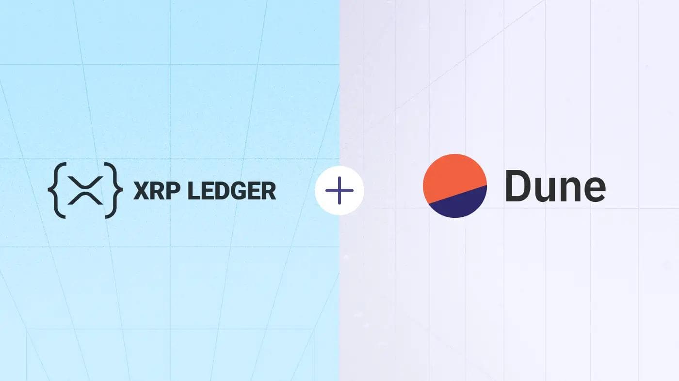 XRP Ledger is now LIVE on Dune!