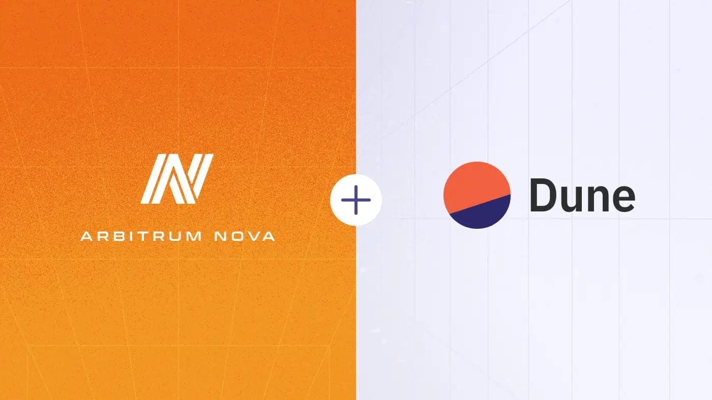 Arbitrum Nova is now LIVE on Dune!