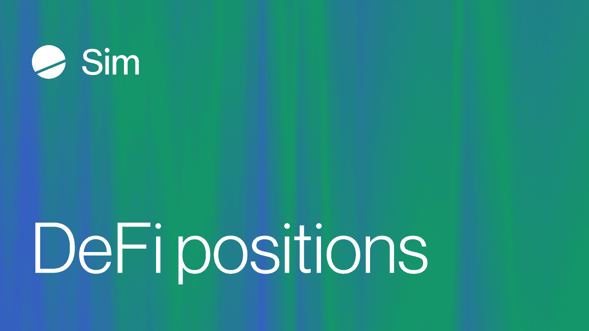 Introducing Dune's DeFi Positions API: Unified Multi-Chain Position Tracking for EVM Wallets